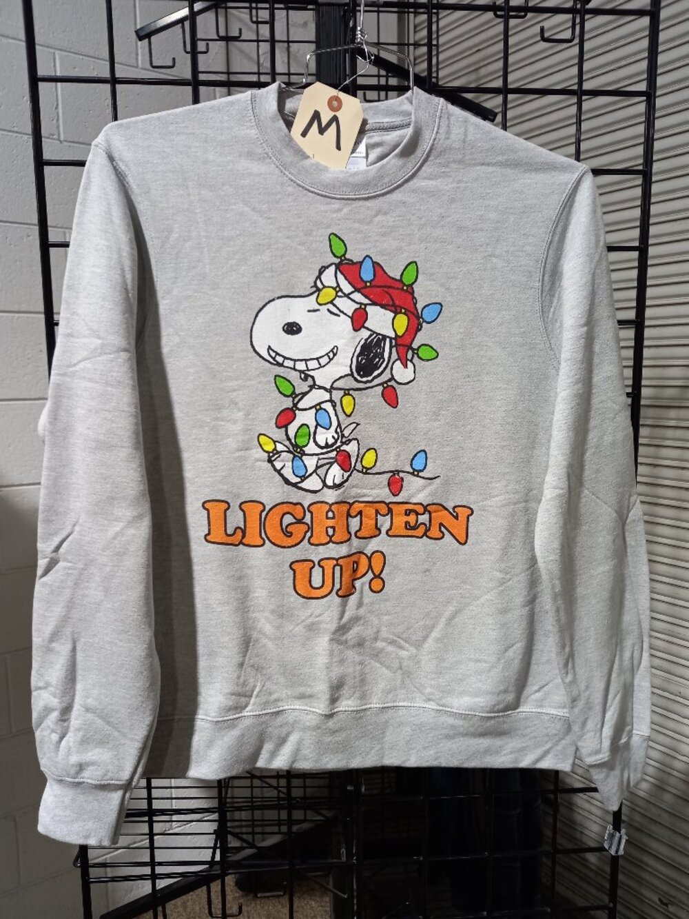 Peanuts Snoopy Holiday Long Sleeve Sweatshirt |  Unisex Medium